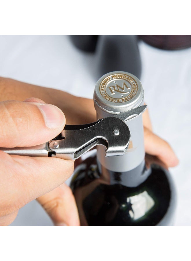 Oenophilia Duo-Lever Professional Waiters Corkscrew - Hunter Green - Image 3